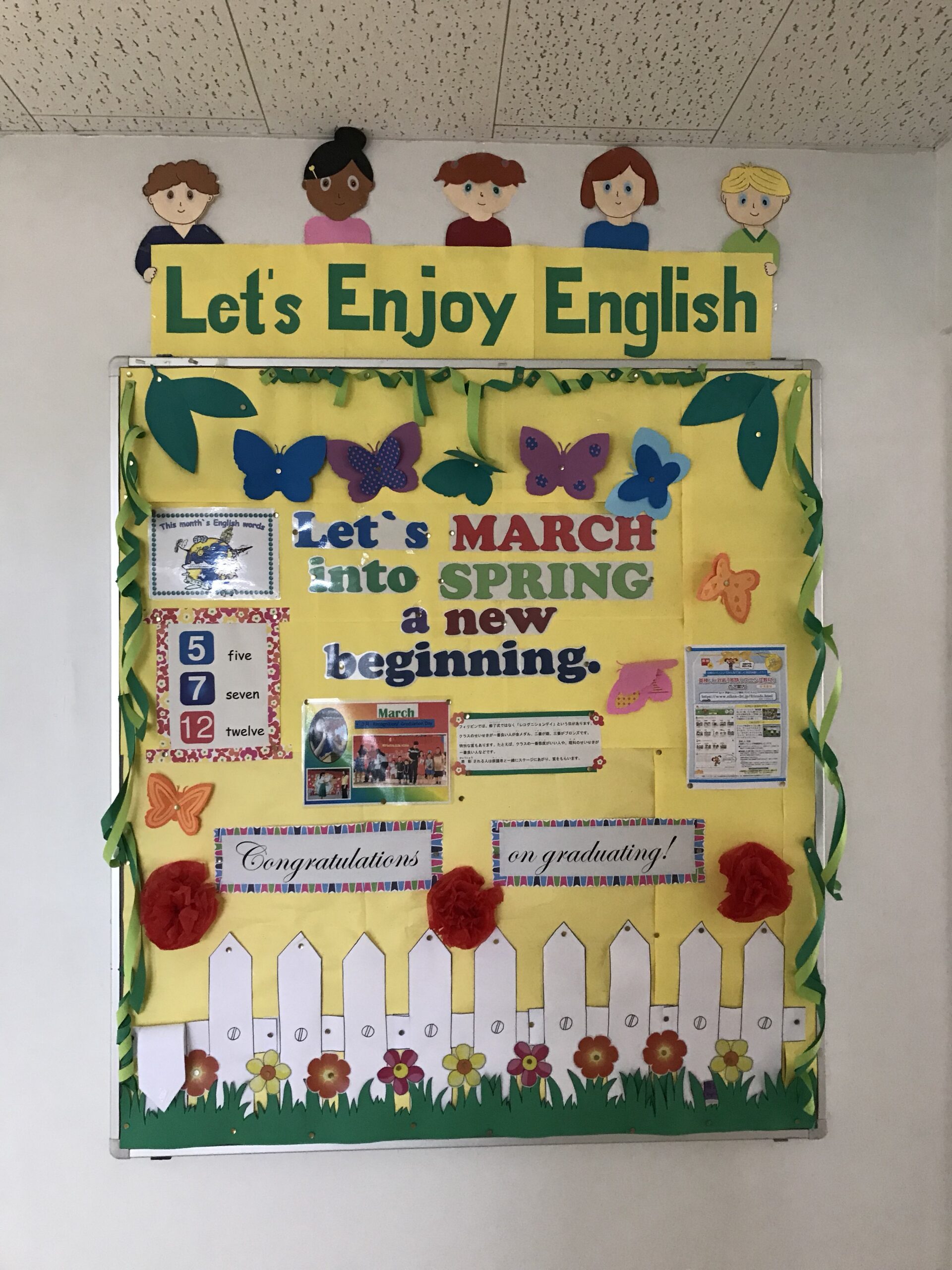 English Bulletin Board for March