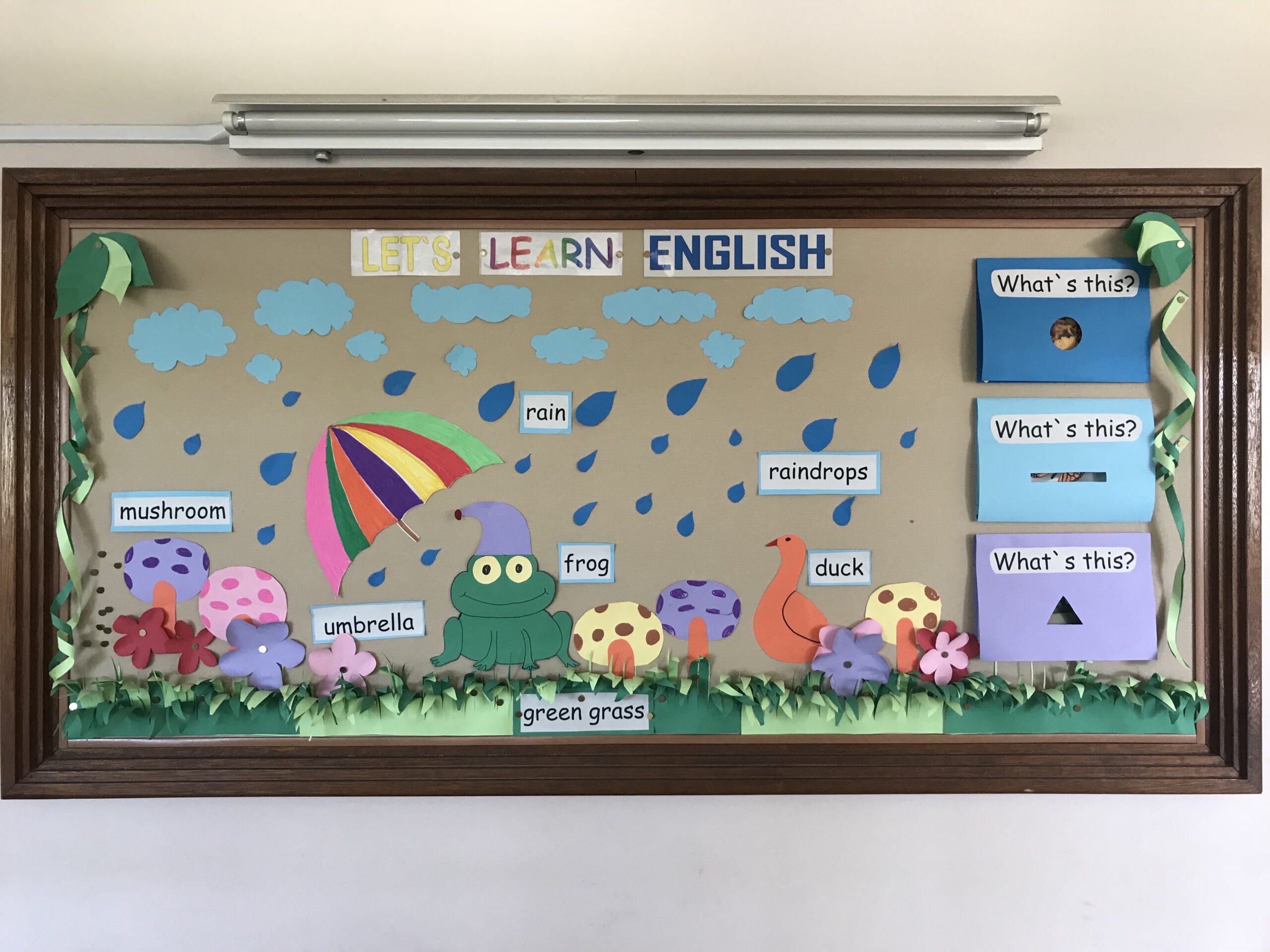 Rainy Season English Bulletin Board